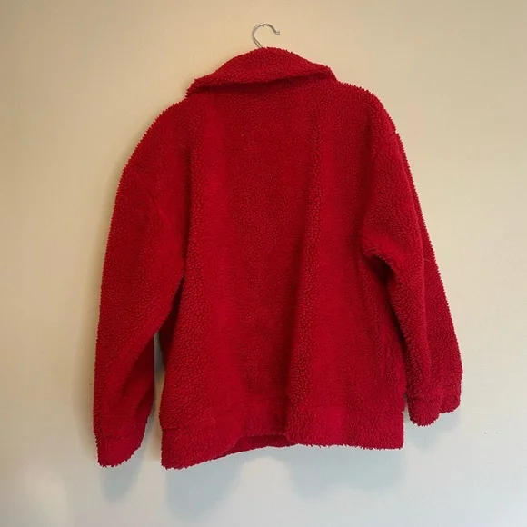 Red Teddy Jacket - Picture 3 of 7